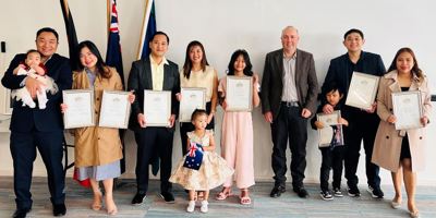 Heartbreaking sacrifices pay off for Edenhope’s newest Australian citizens Image