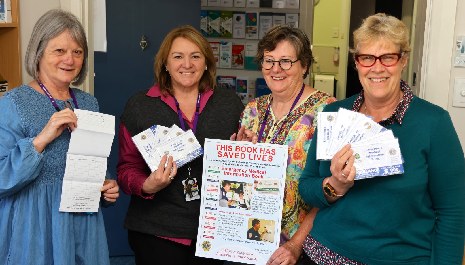 Medical Information Booklet Donated By Lions Club