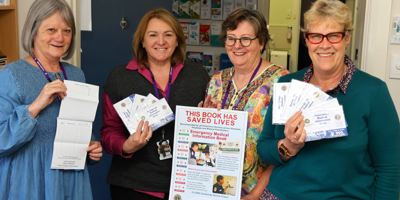 Medical information booklet donated by Lions Club Image