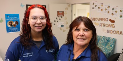 Sandy helps spread the support Image