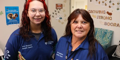 Sandy helps spread the support Image