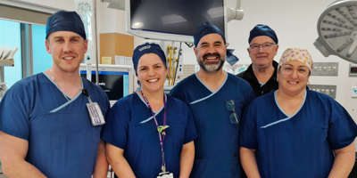 Joy leads public hospital innovation with nation’s first emergency robotic surgeries Image