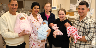 Twin twins a Horsham ‘first’ Image