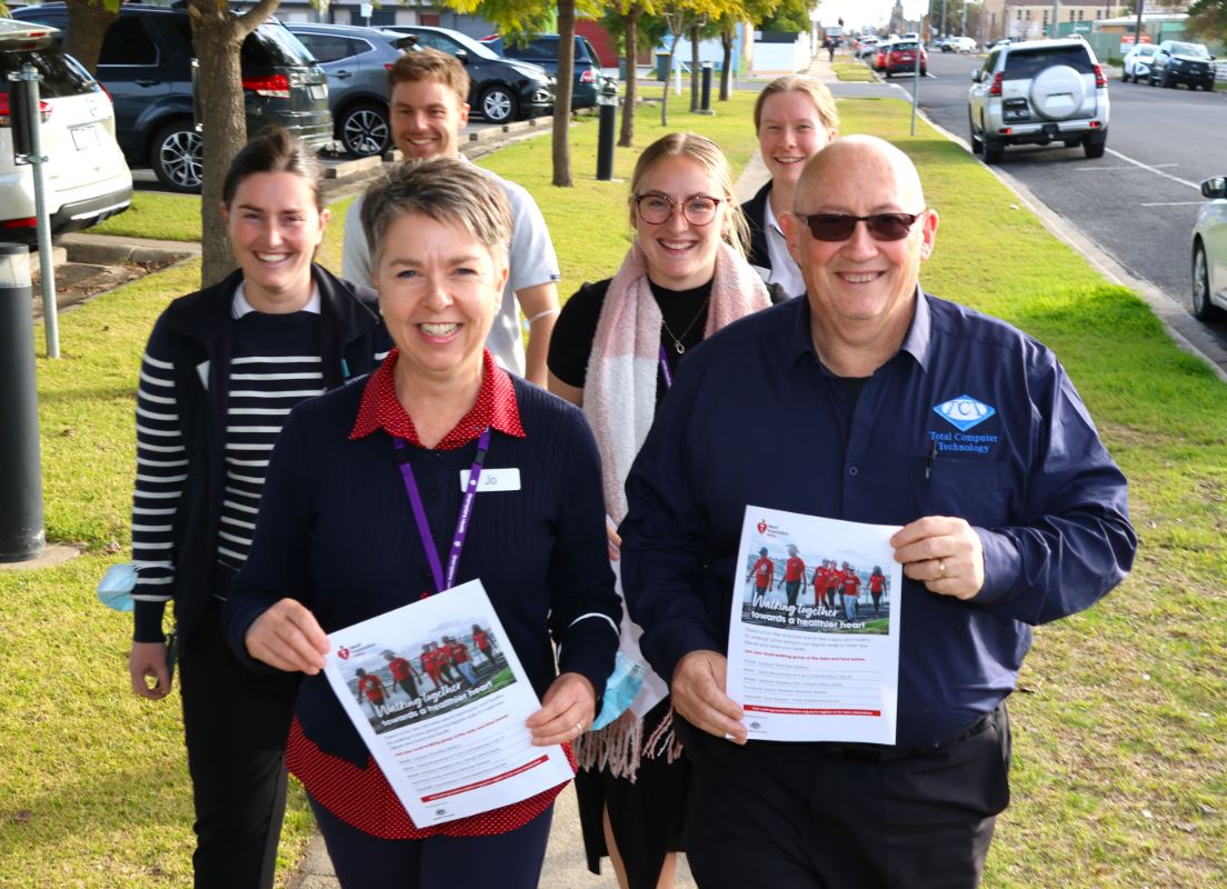 Tony Starts The Heart Walk Tony Starts The Heart Walk