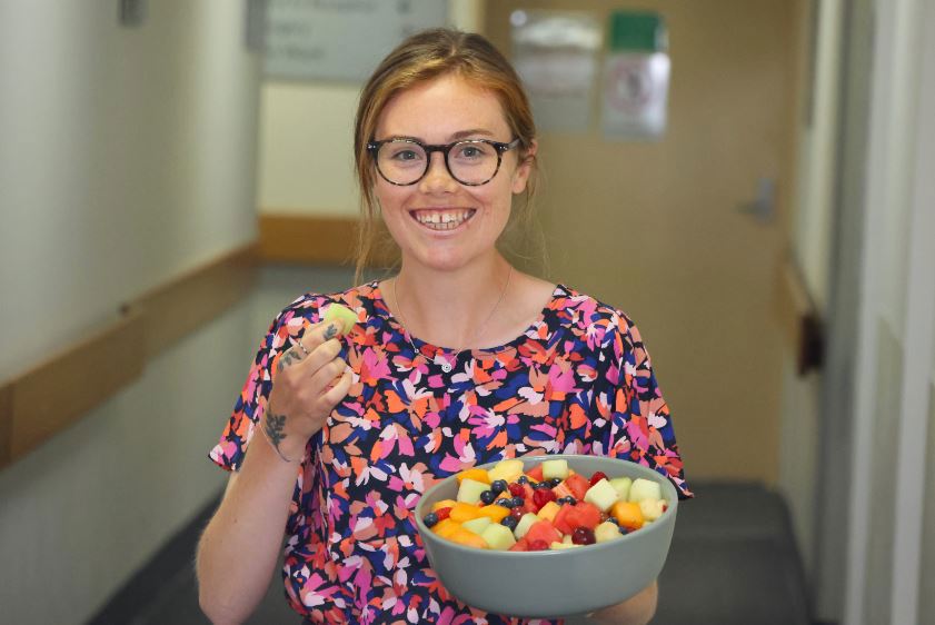Dietitian Bites Into New Role