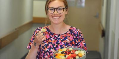 Dietitian bites into new role Image