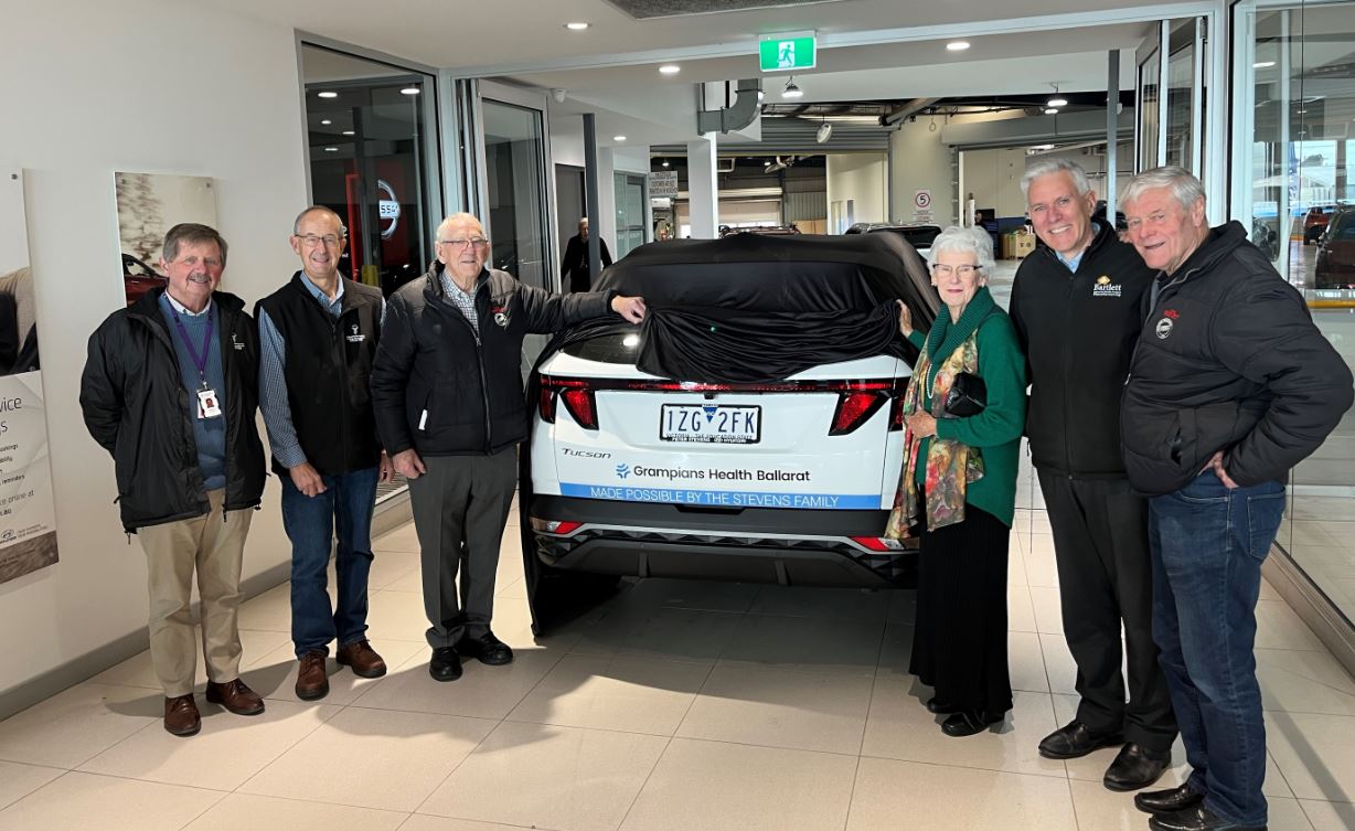 Peter Stevens Donates New Vehicle To Grampians Health Ballarat Cancer Centre’S Patient Transport Fleet Peter Stevens Donates New Vehicle To Grampians Health Ballarat Cancer Centre’S Patient Transport Fleet