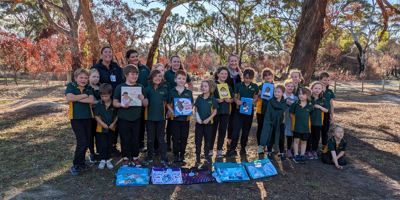 Grampians Health team helps Pomonal students turn a page Image