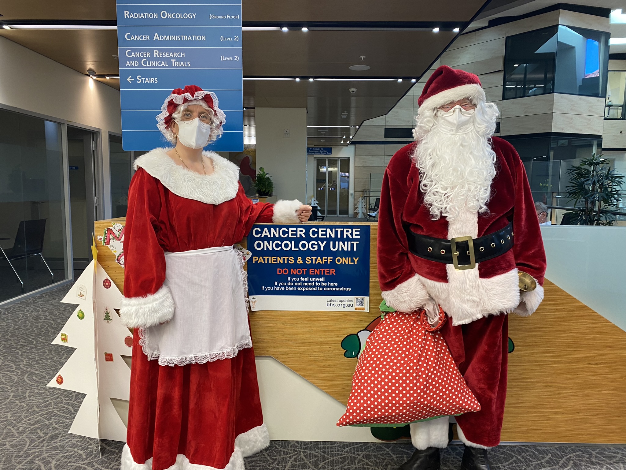 Santa Dave Returns To Bring Cheer To Grampians Health Ballarat Hospital