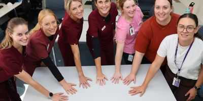 All hands on desk Image