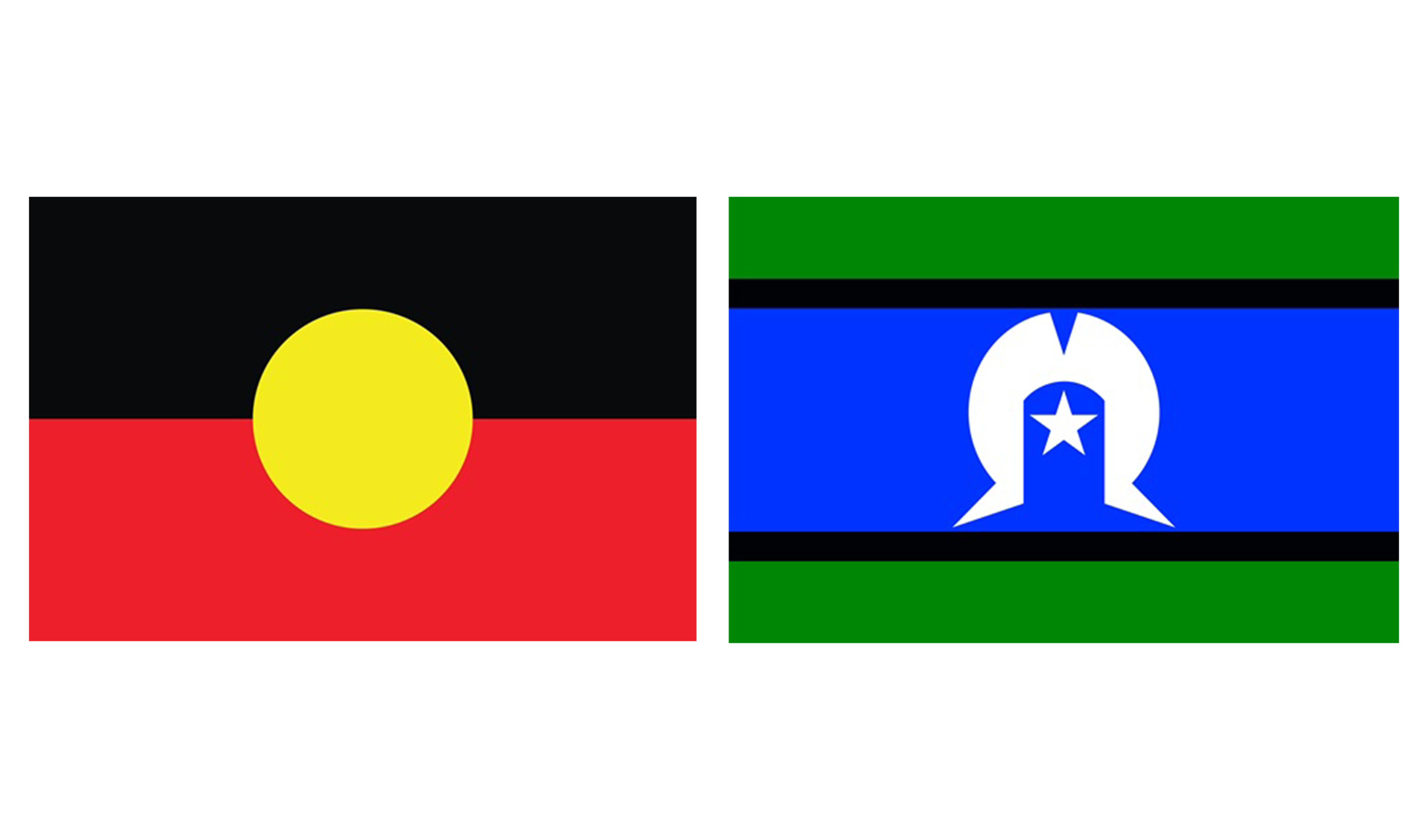 Aboriginal And Torres Strait Flags Lockup Sml