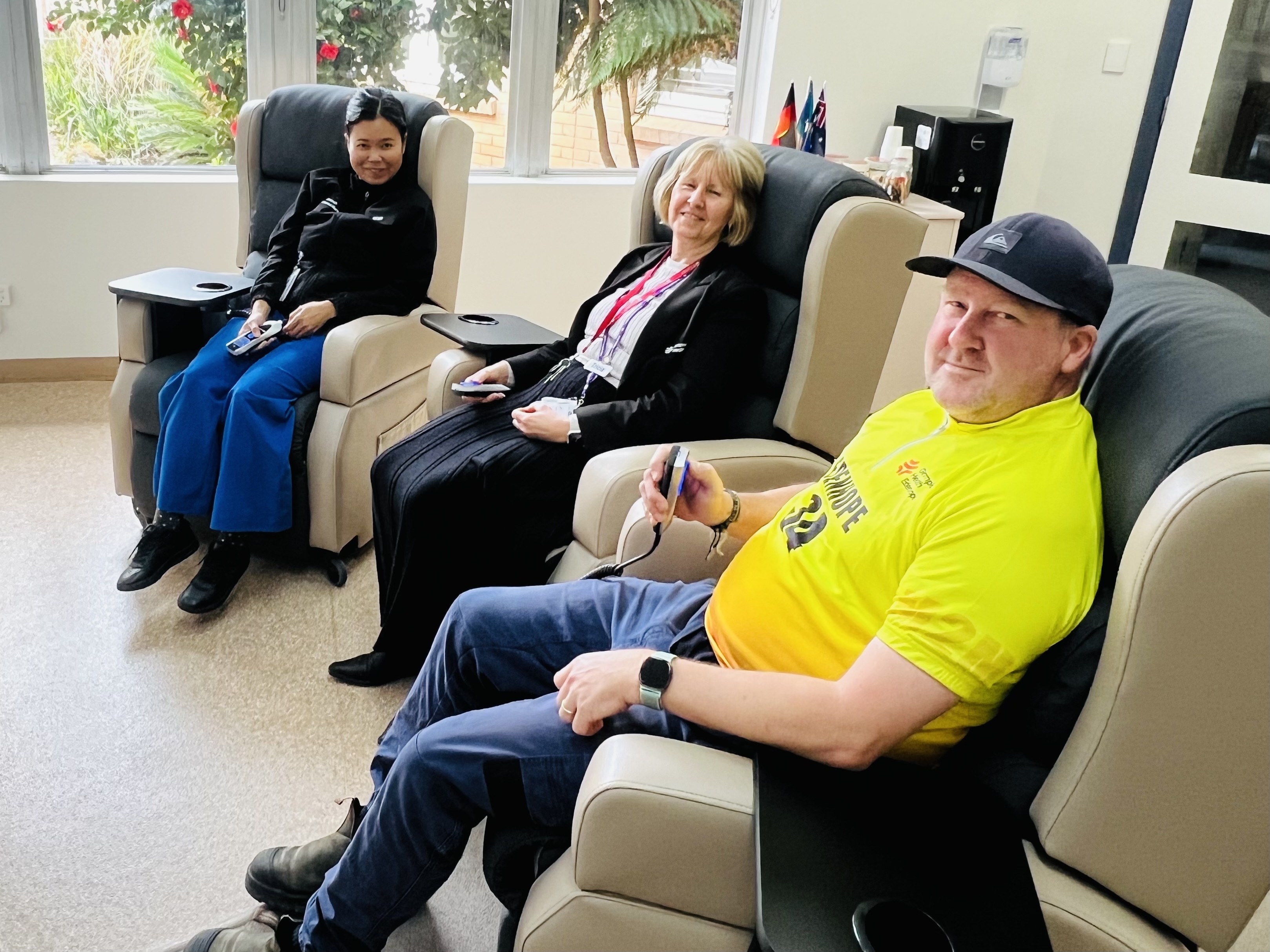 Murray To Moyne Team Funds Luxury Recliners For Edenhope Hospital