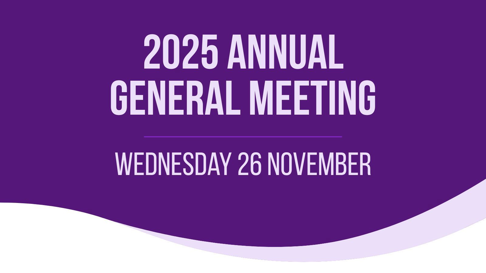 AGM 2025 Banner