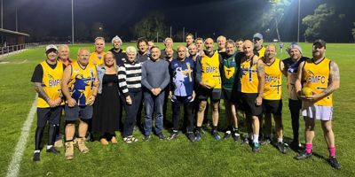 Masters Footy celebrates 10 years of cancer support Image