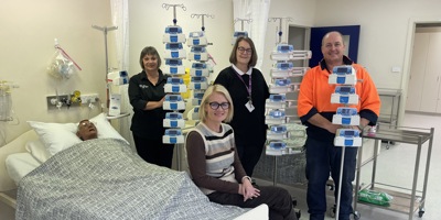 Old IV pumps given new life at Federation University Image