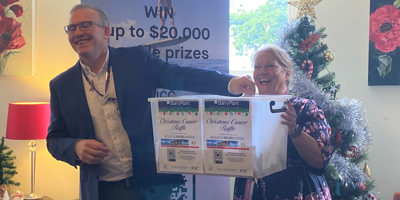 Christmas Cancer Raffle raises over $14,000 for Cancer Wellness Centre Image