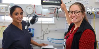 New monitors in ICU Image