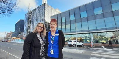 Grampians Health set to farewell the 43-metre tower crane named after one of its incredible volunteers Image