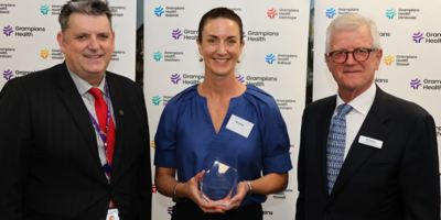 Grampians Health honours Penelope Manserra with Life Governor award Image